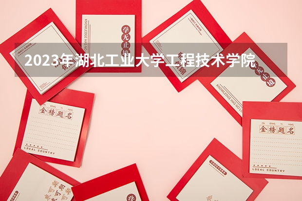 2023年湖北工业大学工程技术学院录取分数线是多少