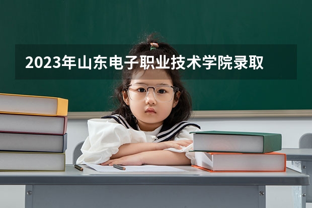 2023年山东电子职业技术学院录取分数线是多少
