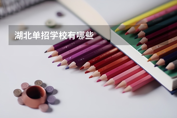 湖北单招学校有哪些
