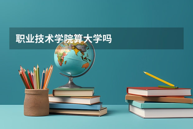 职业技术学院算大学吗