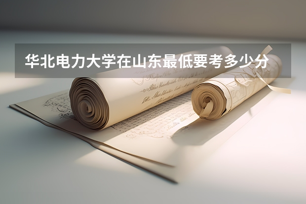 华北电力大学在山东最低要考多少分