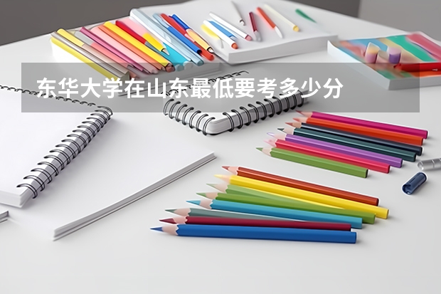东华大学在山东最低要考多少分