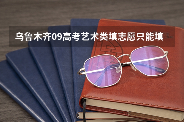 乌鲁木齐09高考艺术类填志愿只能填一个是什么意思？