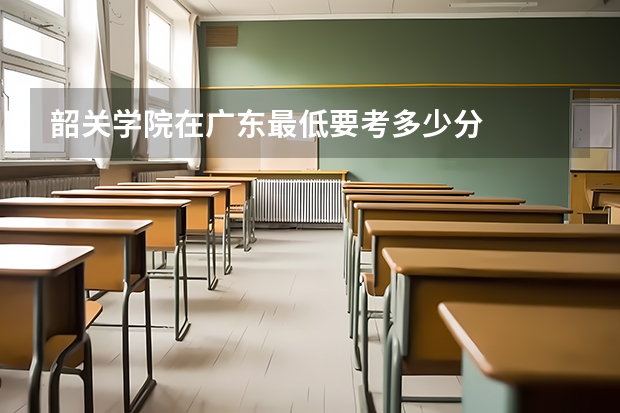 韶关学院在广东最低要考多少分