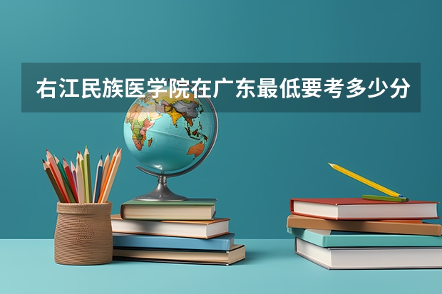 右江民族医学院在广东最低要考多少分