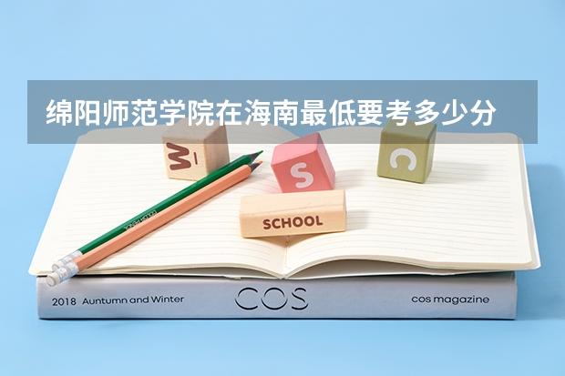 绵阳师范学院在海南最低要考多少分