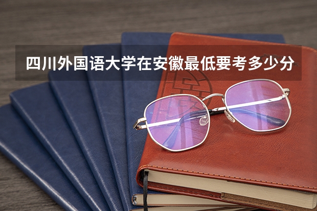 四川外国语大学在安徽最低要考多少分