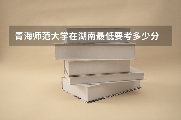 青海师范大学在湖南最低要考多少分