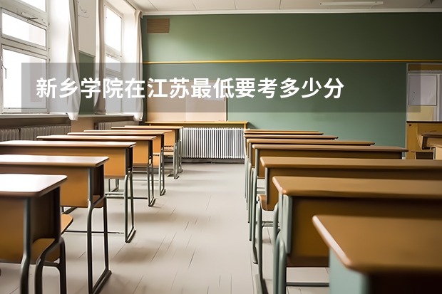 新乡学院在江苏最低要考多少分