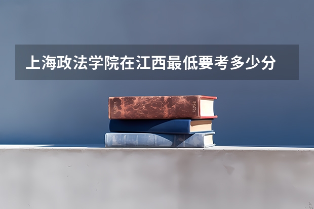 上海政法学院在江西最低要考多少分