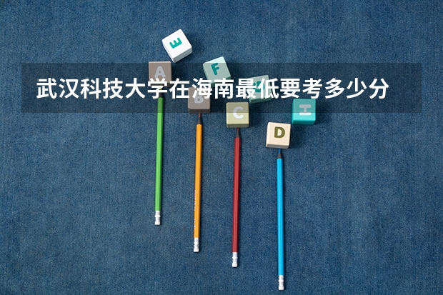 武汉科技大学在海南最低要考多少分
