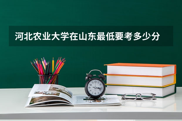 河北农业大学在山东最低要考多少分
