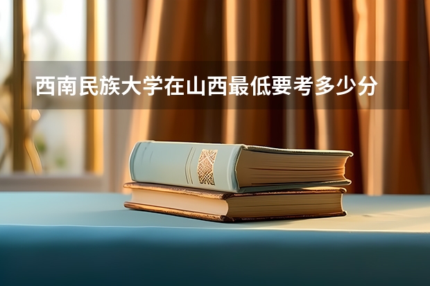 西南民族大学在山西最低要考多少分