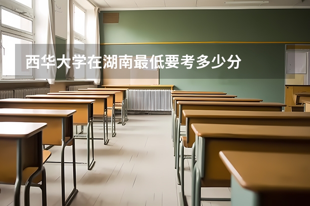 西华大学在湖南最低要考多少分