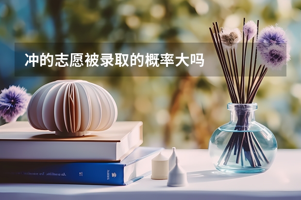 冲的志愿被录取的概率大吗