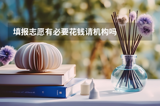 填报志愿有必要花钱请机构吗