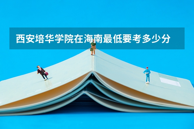 西安培华学院在海南最低要考多少分