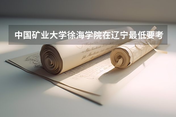 中国矿业大学徐海学院在辽宁最低要考多少分