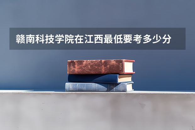 赣南科技学院在江西最低要考多少分