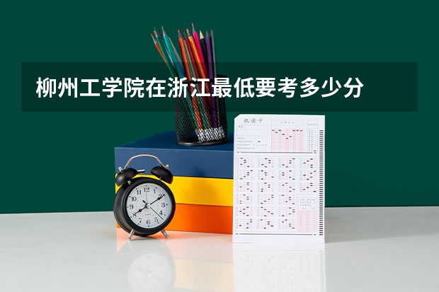柳州工学院在浙江最低要考多少分
