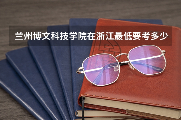 兰州博文科技学院在浙江最低要考多少分