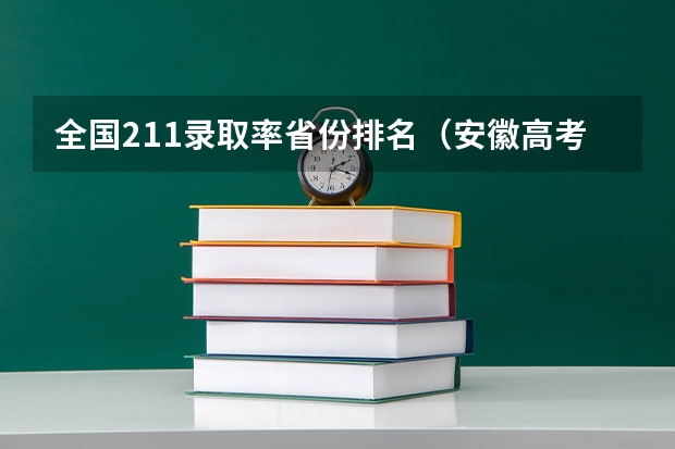 全国211录取率省份排名（安徽高考难还是河南难）