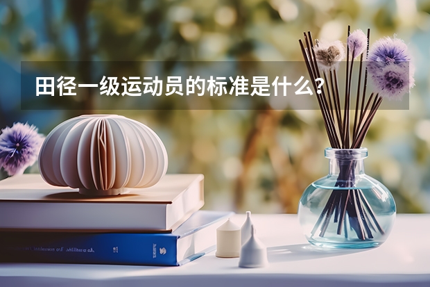 田径一级运动员的标准是什么?