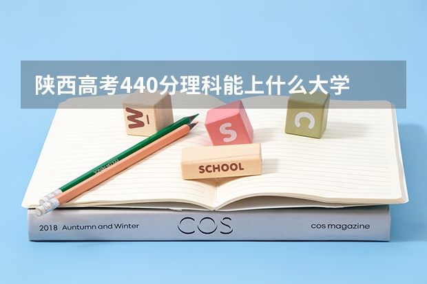 陕西高考440分理科能上什么大学