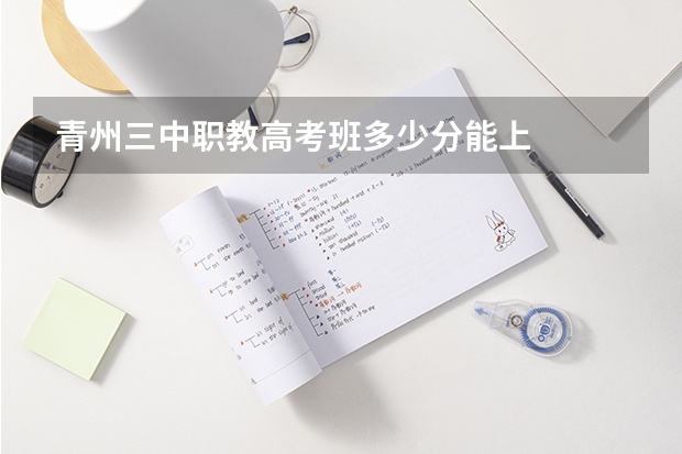 青州三中职教高考班多少分能上