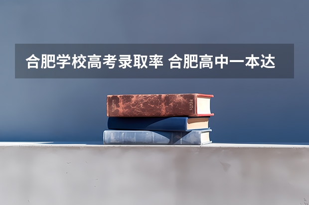 合肥学校高考录取率 合肥高中一本达线率排名是怎样的？