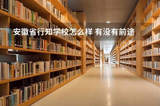 安徽省行知学校怎么样 有没有前途