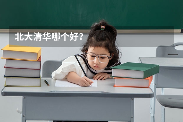 北大清华哪个好？