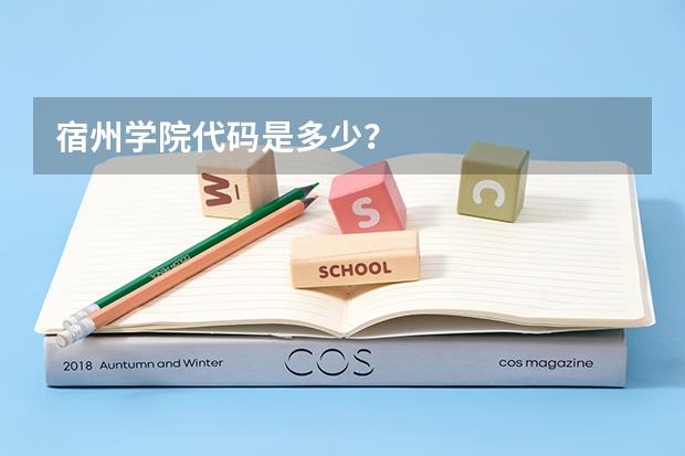 宿州学院代码是多少？