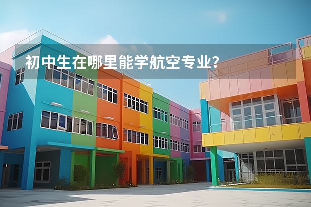 初中生在哪里能学航空专业?