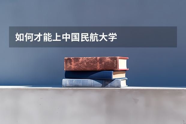 如何才能上中国民航大学