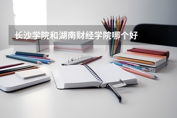 长沙学院和湖南财经学院哪个好