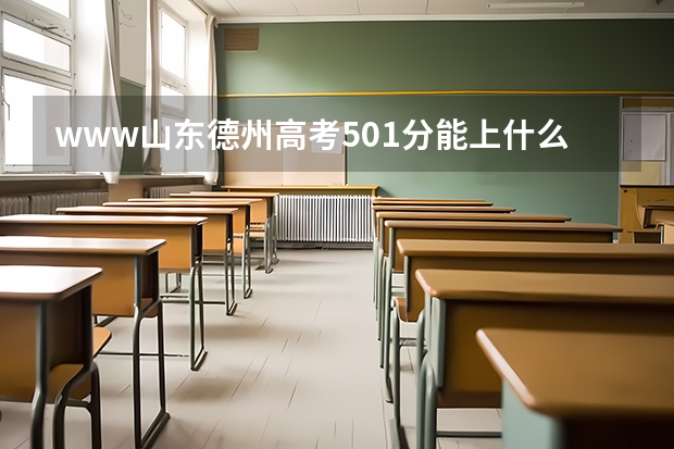 www.山东德州高考501分能上什么学校