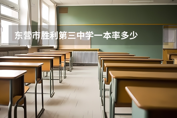 东营市胜利第三中学一本率多少