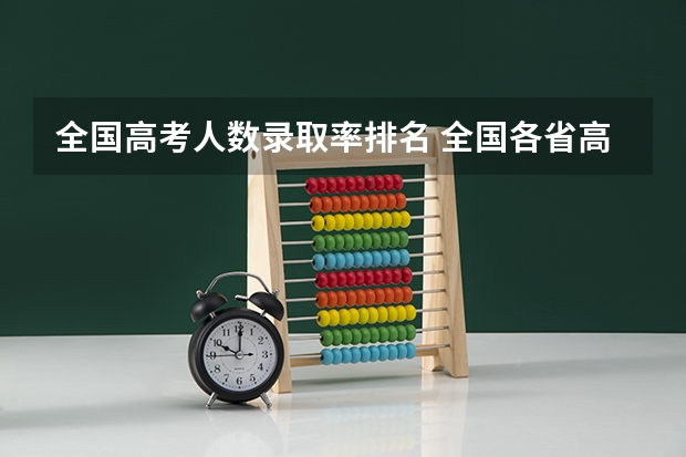 全国高考人数录取率排名 全国各省高考录取率