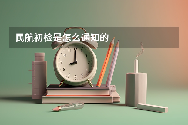 民航初检是怎么通知的