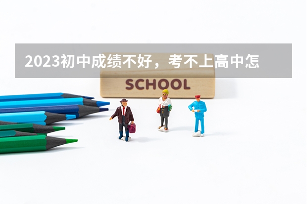 2023初中成绩不好，考不上高中怎么去发展合适？