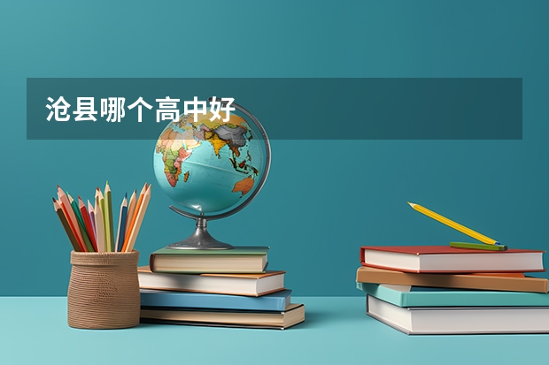 沧县哪个高中好