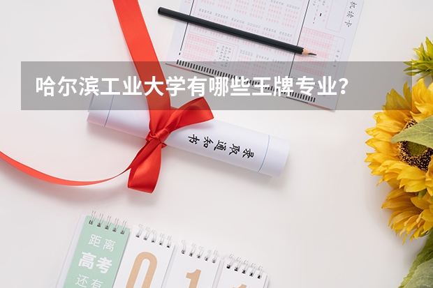 哈尔滨工业大学有哪些王牌专业？